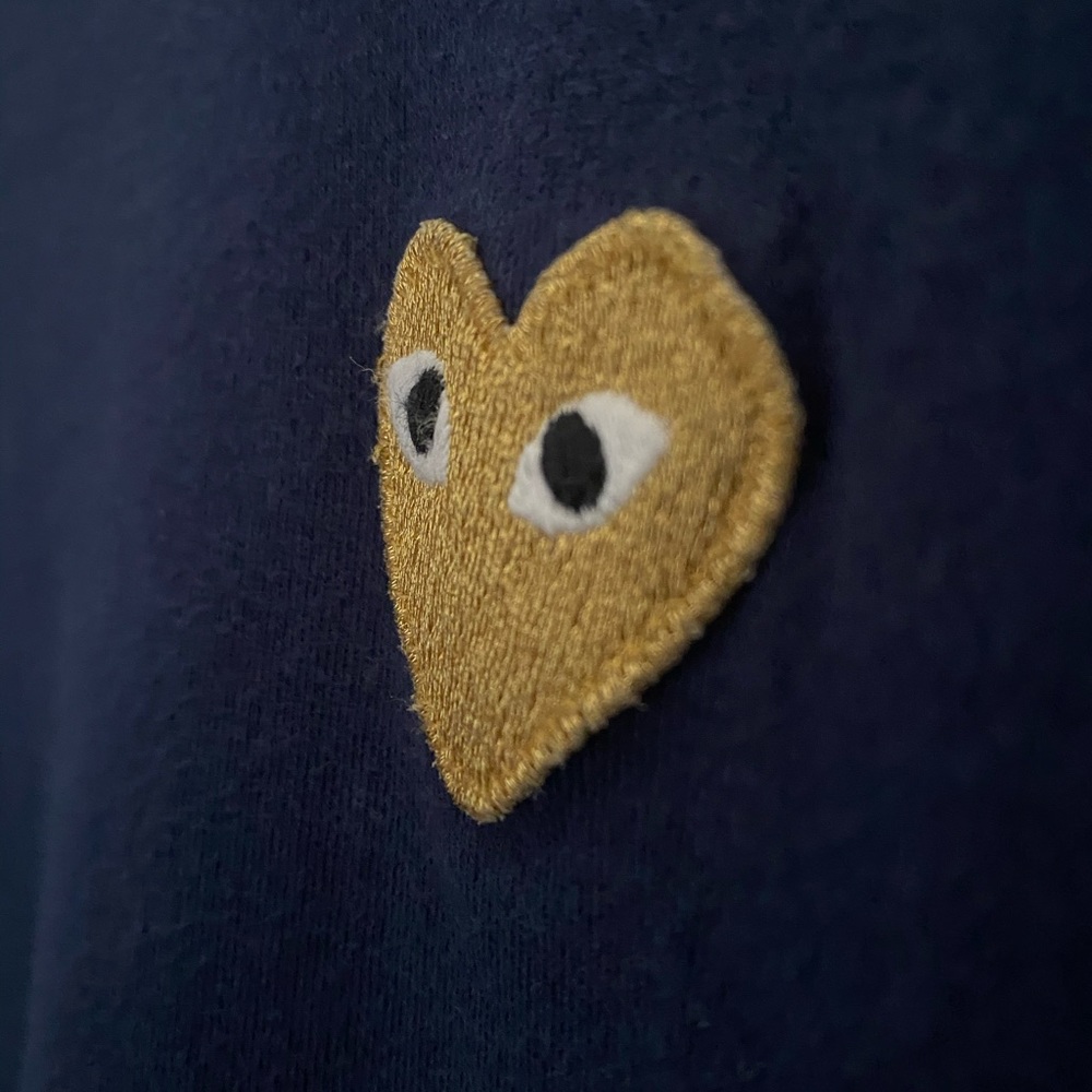 Comme des garçons PLAY shrunk from XL to Medium